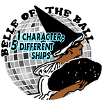 badge celebrating 5 fills featuring 1 character each with a different ship