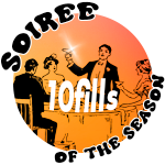 badge celebrating 10 fills
